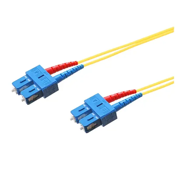 46072 Monoprice SMF Optic Cable SC-SC UL 3mm 9/125 OFNR Duplex Yellow 3m