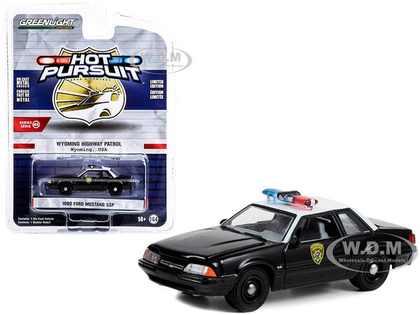1990 Ford Mustang SSP Black and White \