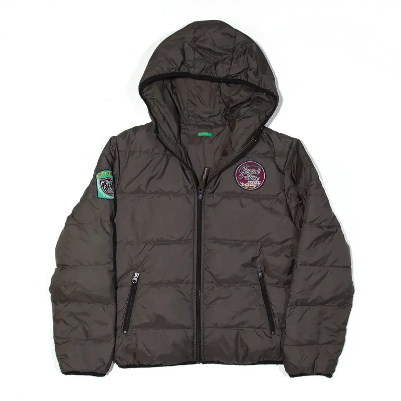 UNITED COLORS OF BENETTON Uptown General Puffer Jacket Grey Boys 11-12 Years