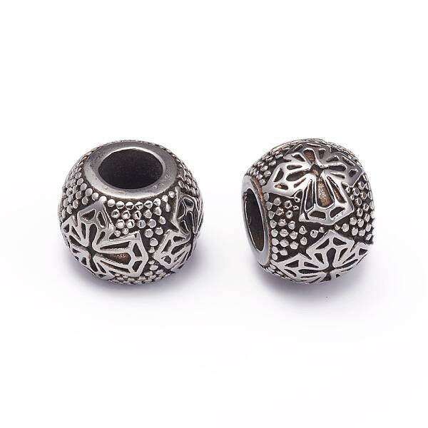 304 Stainless Steel European Beads