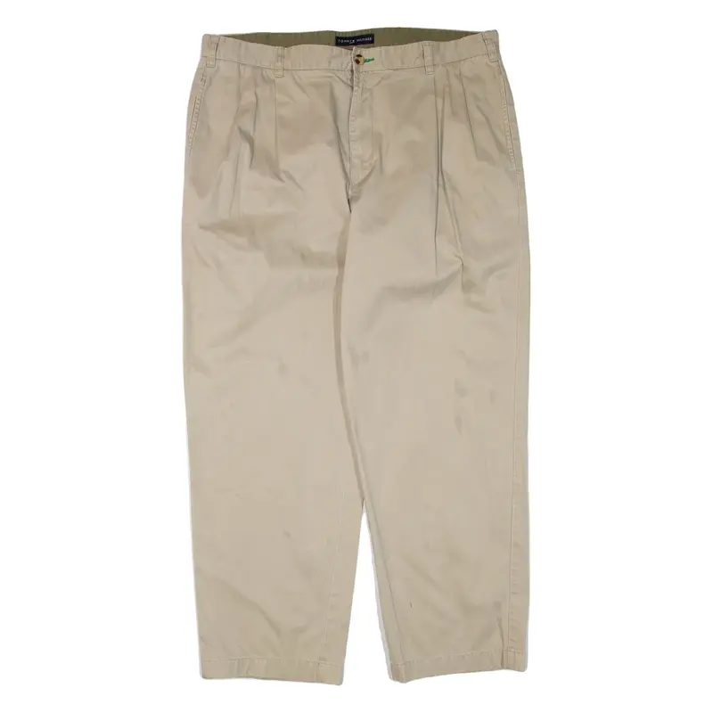 TOMMY HILFIGER Mens Trousers Beige Regular Tapered W38 L30
