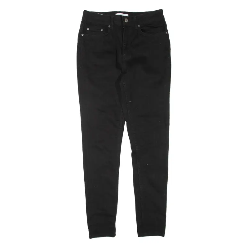 REISS Womens Jeans Black Regular Skinny W28 L29