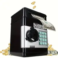 Piggy Bank For Boys Girls, Electronic Coin Savings Bank With Password Protection, Savings Bank Coin Reel Storage Box Hallowee...