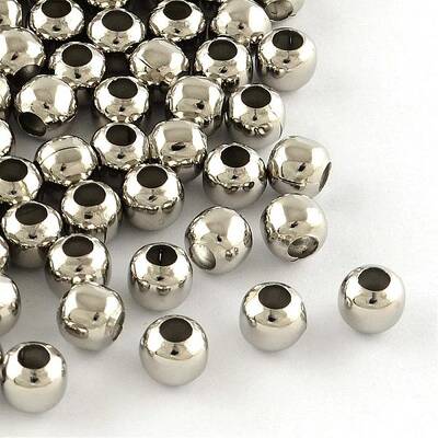 Iron Round Beads