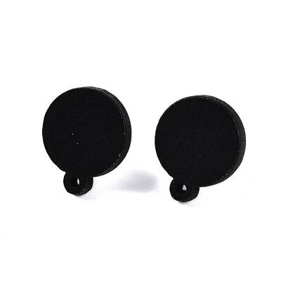 Poplar Wood Stud Earrings