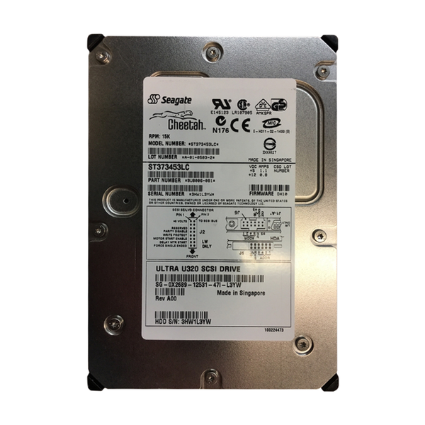 0X2689 Dell 73GB Ultra-320 SCSI 15000 3.5-inch Hard Drive
