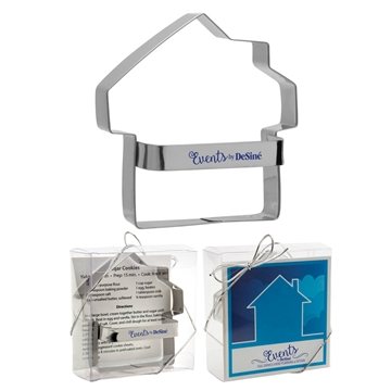 100 Custom Metal House Cookie Cutter - Gift Boxed