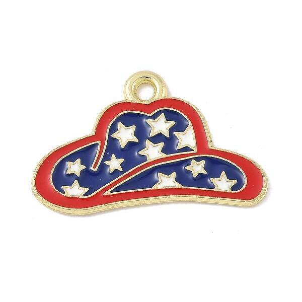 Independence Day Alloy Enamel Pandants