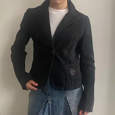 Liu Jo Blazer - Small Black Cotton