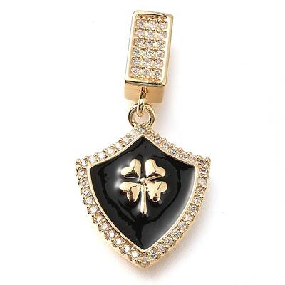 Brass Rhinestone Pendants