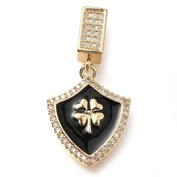 Brass Rhinestone Pendants