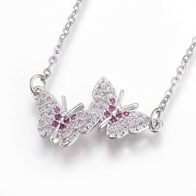304 Stainless Steel Pendant Necklaces