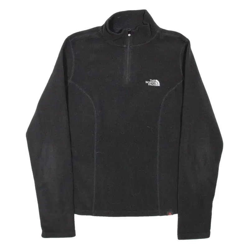 THE NORTH FACE Womens Fleece Black 1/4 Zip XS