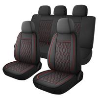 CAROMOP Faux Leather Car Seat Covers,Luxury and Comfortable Covers for Cars,Split Bench Compatible Car Interior Covers,Univer...