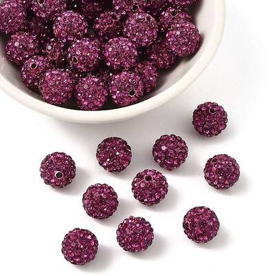 Pave Disco Ball Beads