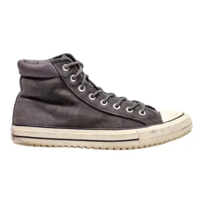 CONVERSE High Top Trainers Grey Leather Womens UK 8