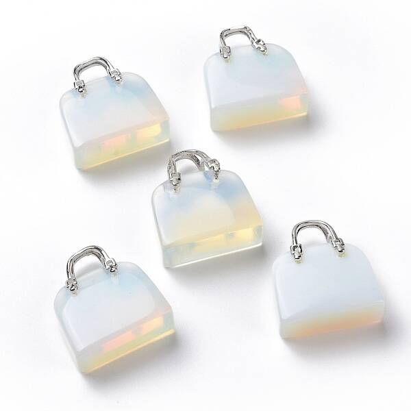 Opalite Brass Pendants