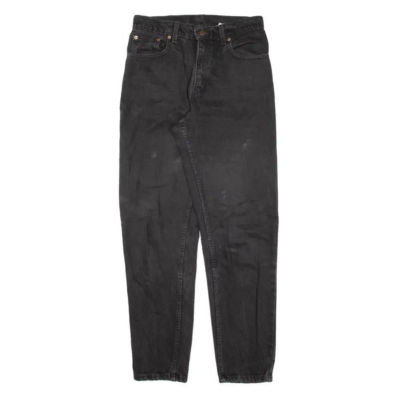 LEVI'S 550 Jeans Womens Black Relaxed Tapered W28 L29