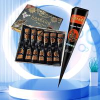 Henna Tattoo Kit (3 Cones,25g Each)- Natural, Fresh, Vibrant Color LongLasting Henna bulk Tattoo Cone Set Bag of henna powder...