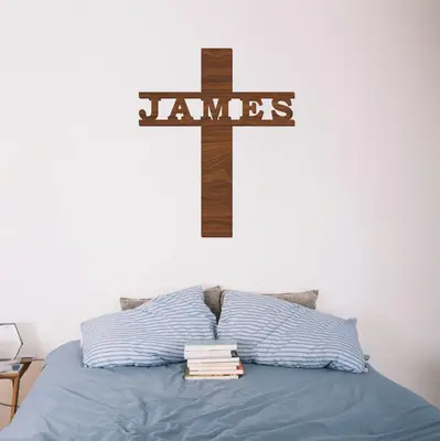 Baptism Wood Name Sign