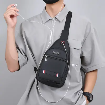 NEYRAT Small Multipurpose Crossbody Sling Backpack Waterproof Sling Gym Bag Travel Hiking Chest Bag Daypack for Men