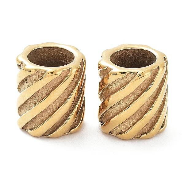Ion Plating(IP) 304 Stainless Steel European Beads