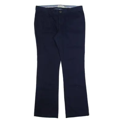 FAT FACE Chino Womens Trousers Blue Regular Bootcut W34 L32