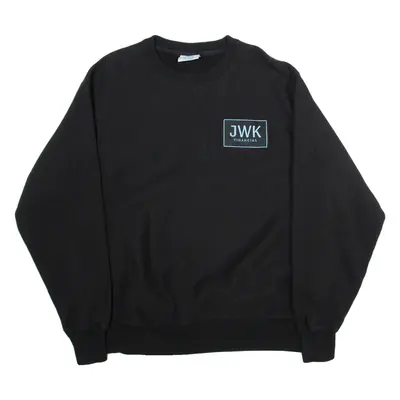 CHAMPION REVERSE WEAVE JWK Financial Womens Sweatshirt Black L