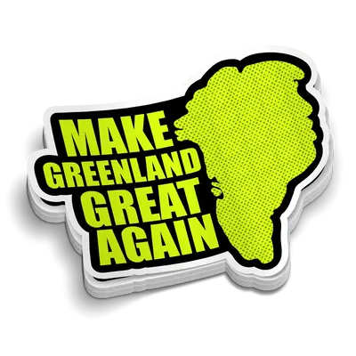 Make Greenland Great - Hard Hat Decal