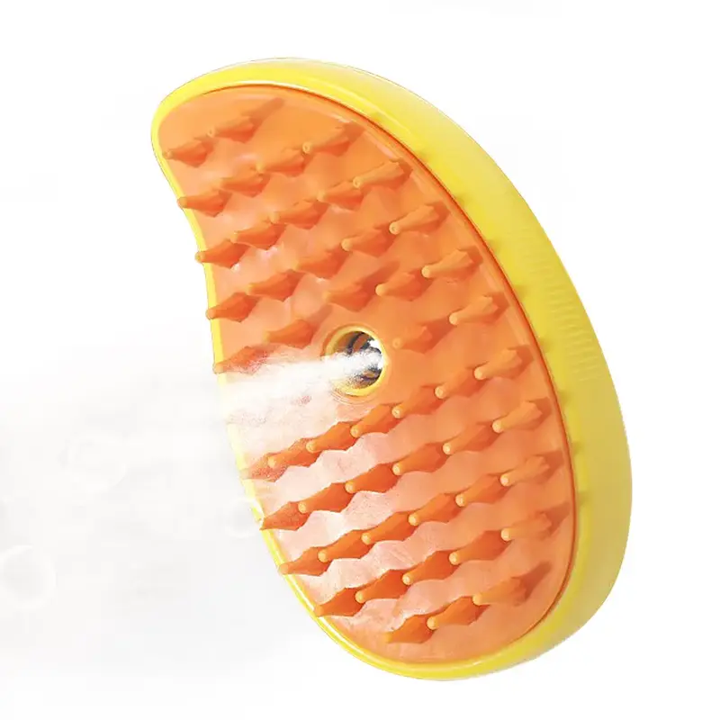 3-in-1 Self-Cleaning Cat Comb with Water - Perfect for Grooming, Bathing, and Massage - Removes Tangles and Flyaway Hair - Su...