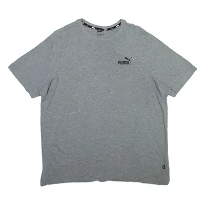 PUMA Mens T-Shirt Grey XL