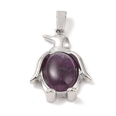 Natural Amethyst Pendants