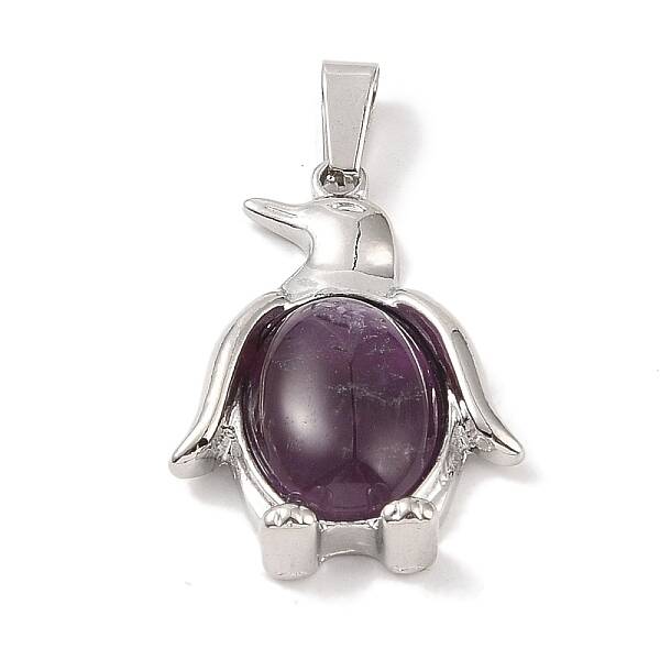 Natural Amethyst Pendants