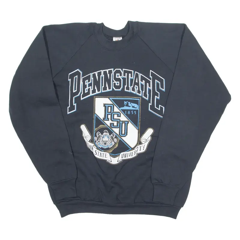 FRUIT OF THE LOOM Penn State Mens Sweatshirt Blue USA XL