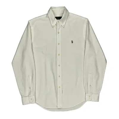 Ralph Lauren Shirt - Medium White Cotton