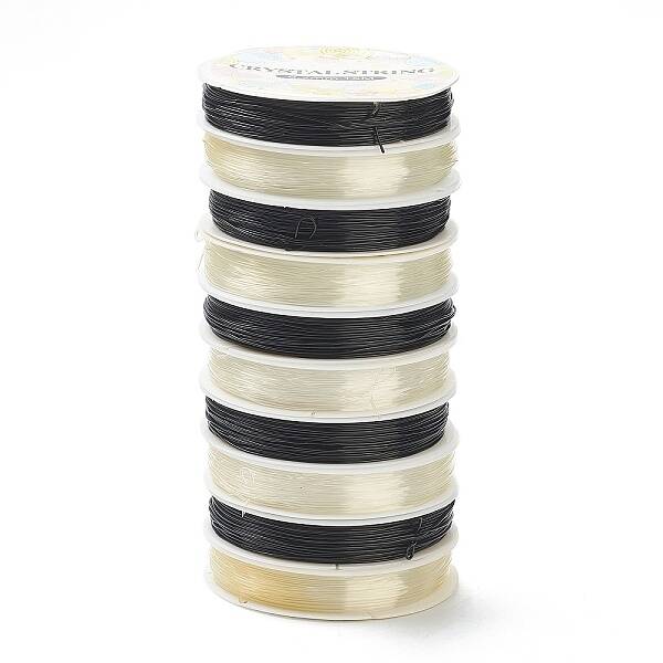 (Defective Closeout Sale: Yellowing) Elastic Crystal Thread