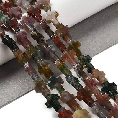 Natural Indian Agate Beads Strands