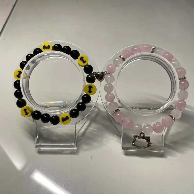 Bat x Kitty crystal bracelets 8mm