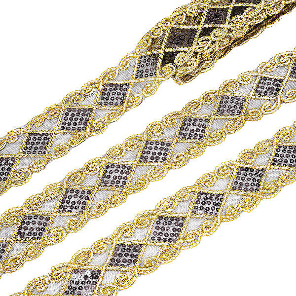 Polyester Embroidery Mesh Lace Ribbons