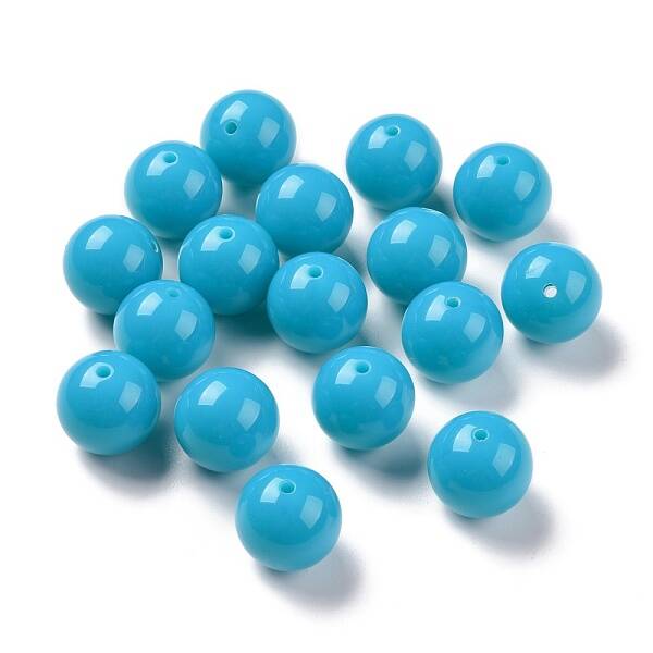 Fluorescence Chunky Acrylic Beads
