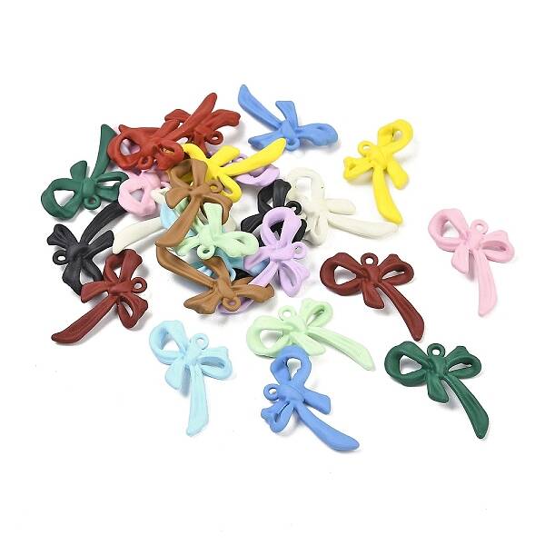 Spray Paint Alloy Pendants