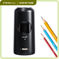 Tenwin Rechargeable Electric Pencil Sharpener, Fully Automatic, for 7-11.5mm Pencils, Hands-Free, for Colored Pencils, Auto I...