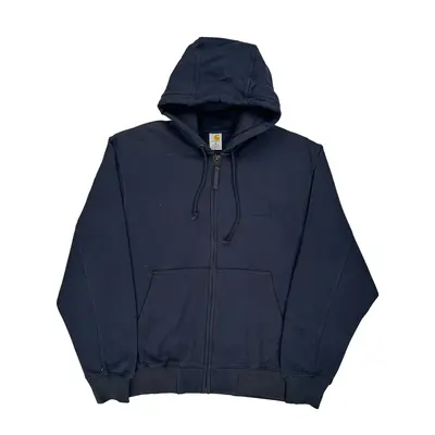 Carhartt Hoodie - Medium Navy Cotton Blend