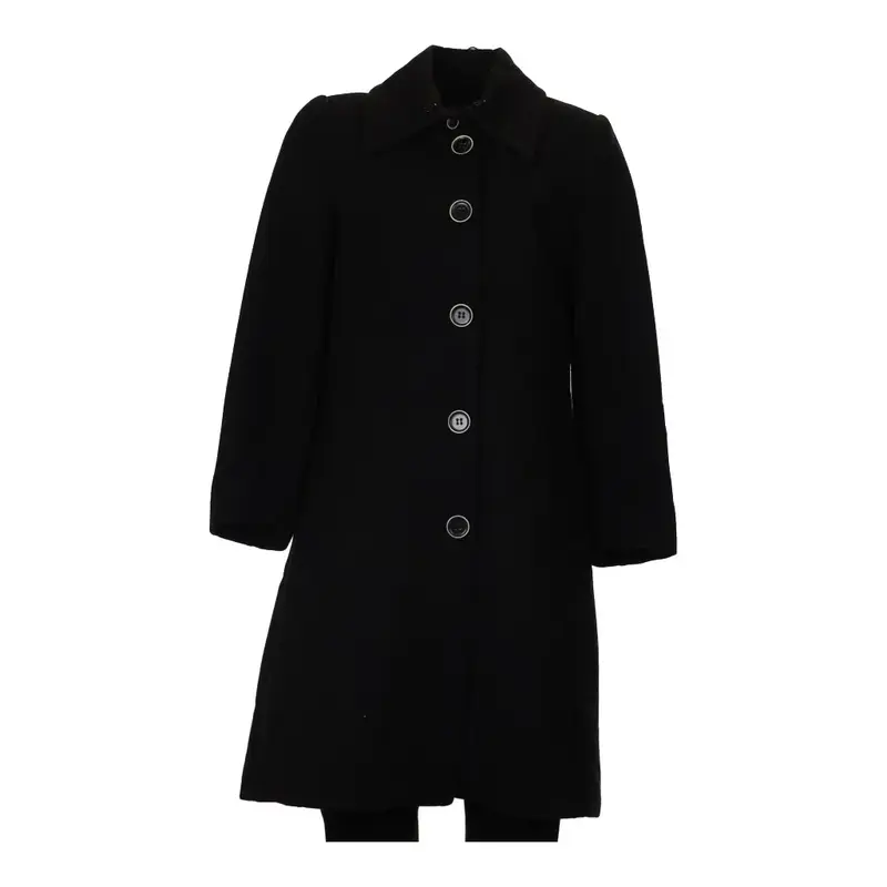 Unbranded Overcoat - Large Black Wool