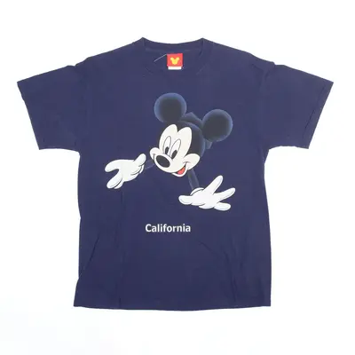 JERRY LEIGH Mickey Mouse Blue 90s USA Short Sleeve T-Shirt Mens M