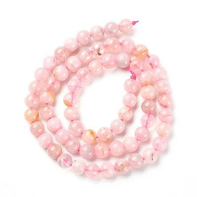 5 Strands Natural Rose Quartz Beads Strands