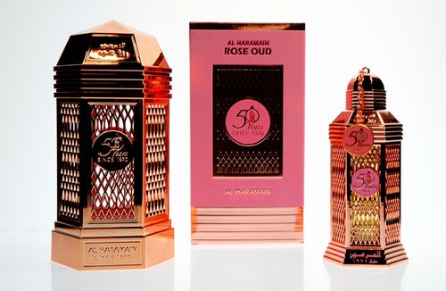 Al Haramain Rose Oud Perfume for Women - Eau de Parfum Spray 3.4 oz