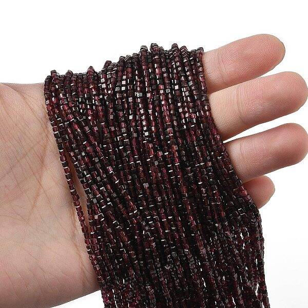 Natural Garnet Beads Strands