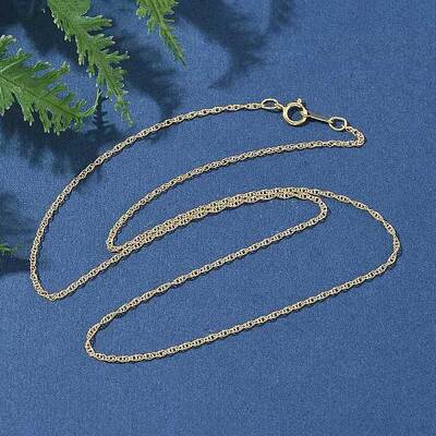 Brass Singapore Chain Necklaces for Women Men