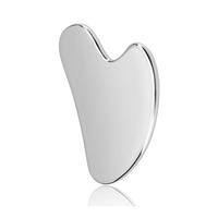 Stainless Steel Gua Sha Scraper Massager, Face Neck Body Guasha Massage Tool, Facial Skin Care Guasha Board, Face Massager, R...
